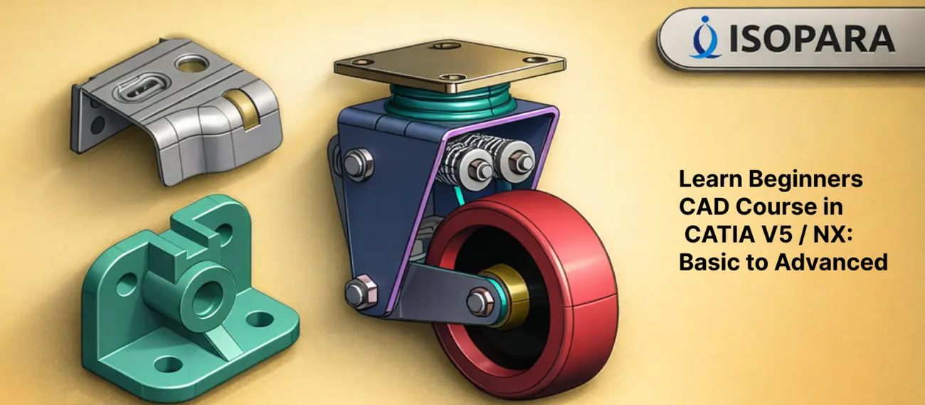 Learn Beginners CAD Course in CATIA V5 / NX: Basic to Advanced